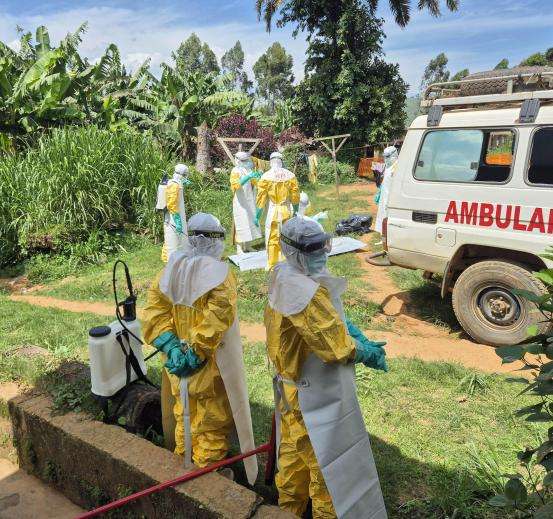At MSF's Ebola treatment center in Mongbwalu, our teams manage the safe handling and preparation of deceased patients before they are transferred to the morgue. 